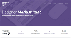 Desktop Screenshot of mariuszkunc.pl